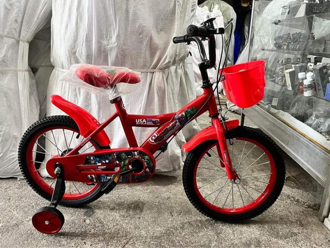 KIDDIE BIKE ORBIT AVENGER RED MARVEL 12 (DISCOUNTED PRICE