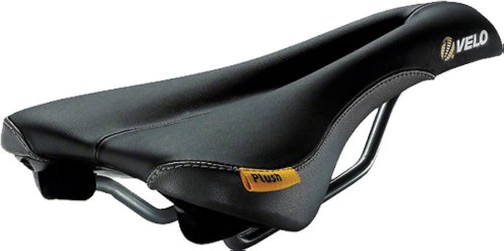 SADDLE VELO PLUSH 2 TONE BLK