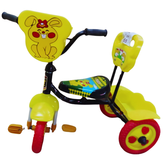 KIDDIE BIKE COSMIC TRIKE RABBIT WITH FACE BASKET MT-250
