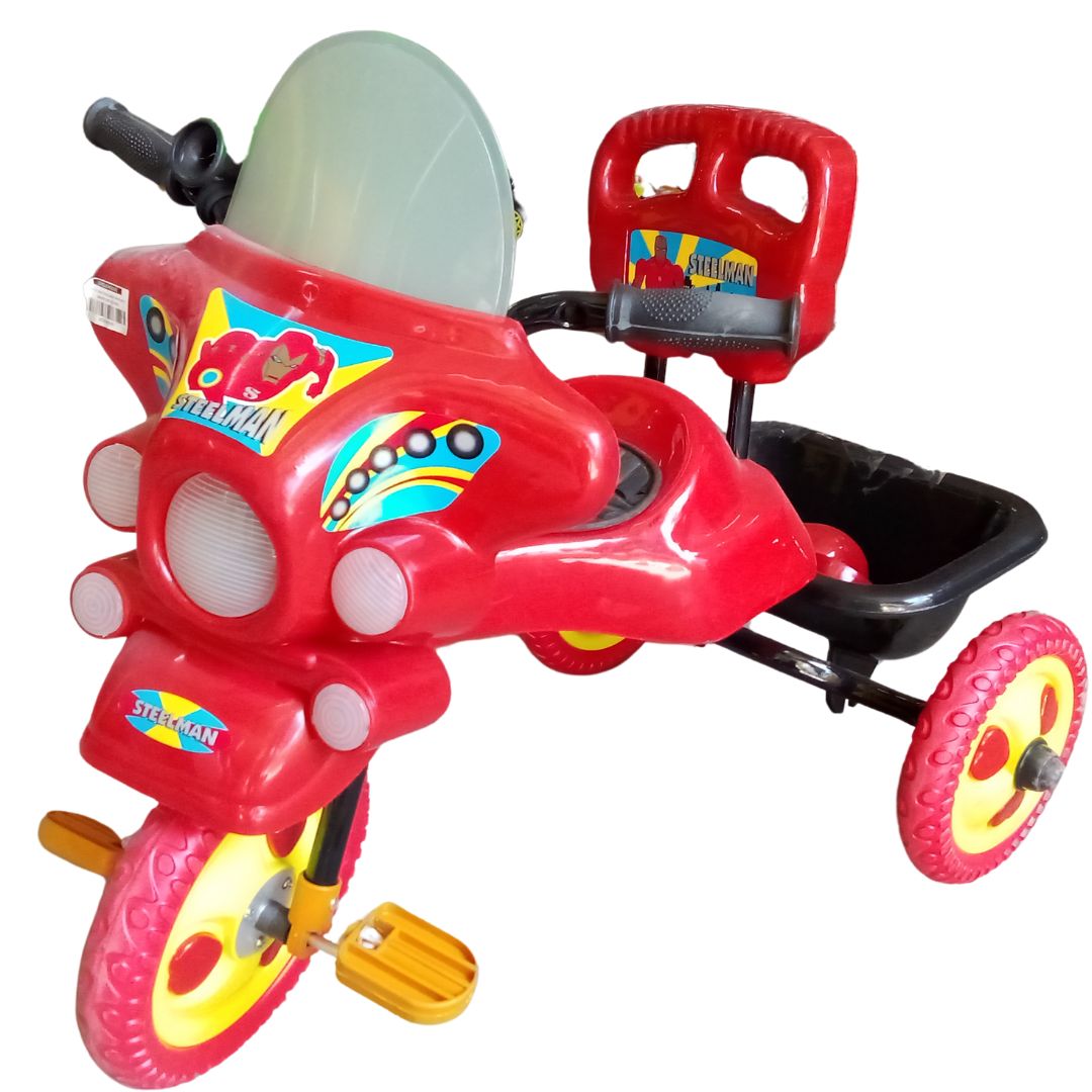 KIDDIE BIKE STEELMAN TRIKE WITH BASKET MT 515