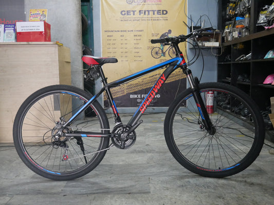 MTB SPEEDWAY 29 ALLOY BLACK RED BLUE (DISCOUNTED PRICE)