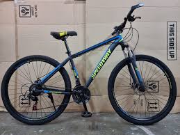 MTB SPEEDWAY 27 5 ALLOY BLACK GREEN BLUE (DISCOUNTED PRICE)