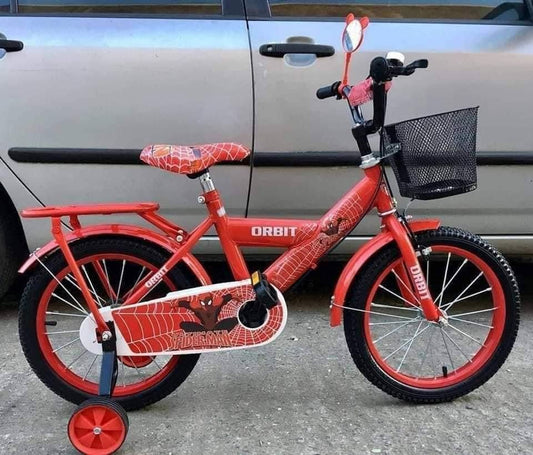 KIDDIE BIKE ORBIT SPIDERMAN 16 RED (DISCOUNTED PRICE)