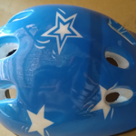 HELMET FOR KIDS BLUE WHITE