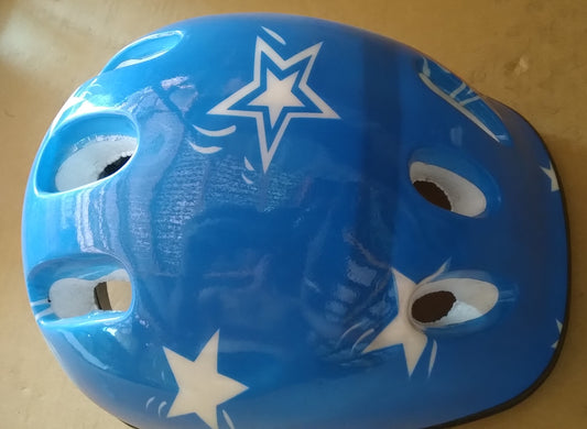 HELMET FOR KIDS BLUE WHITE